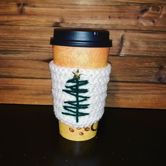 🎄Handmade Christmas Tree Coffee/Tea Cozy - Picture 2 of 2